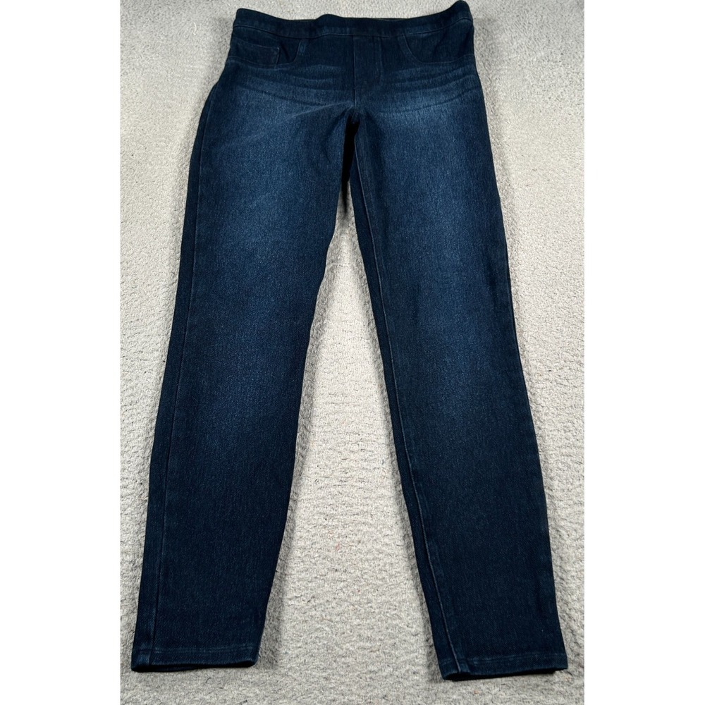 Spanx Jean-ish Leggings Women's Small Blue Denim Ankle Skinny Jegging 20018R